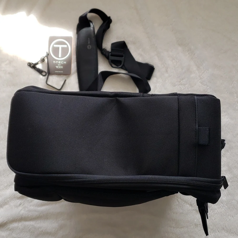 Tumi Tech Garment Bag Tri-Fold Carry-On Bag black
